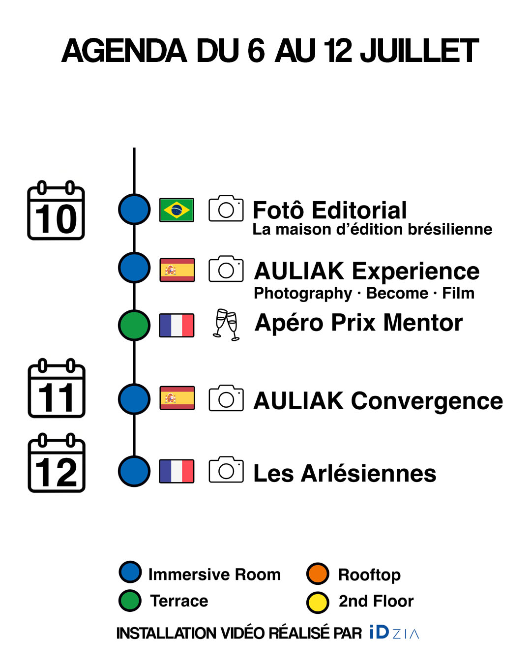 Agenda 10-12 juillet